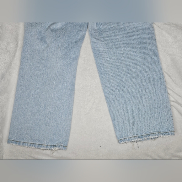 Women's Vintage Style Button Up Straight Leg Denim Jeans - Picture 11 of 11